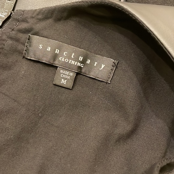 SANCTUARY Faux Leather Dress - Picture 4 of 9